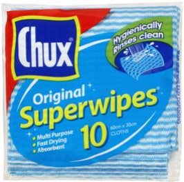 CHUX  SUPER WIPES REGULAR PKT 10